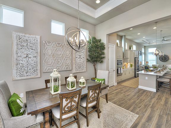 Lantana Model at Persimmon Park - Dining Room and Kitchen