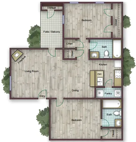 Floor plan B1