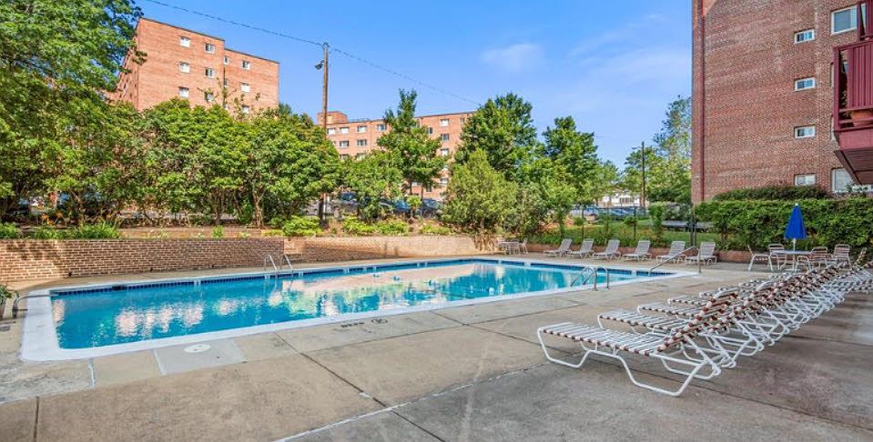 Outdoor pool and deck