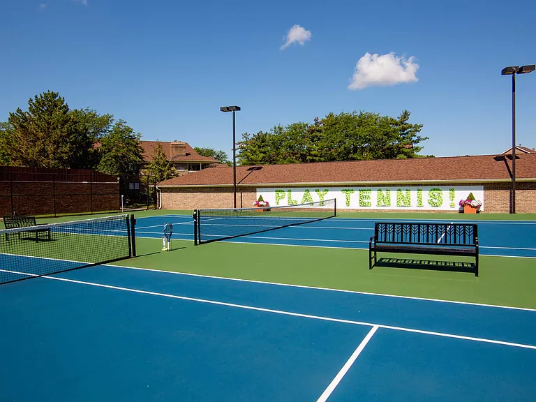 Tennis and pickleball courts
