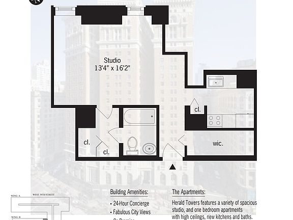 2nd image of 50 W 34th St APT 23B10