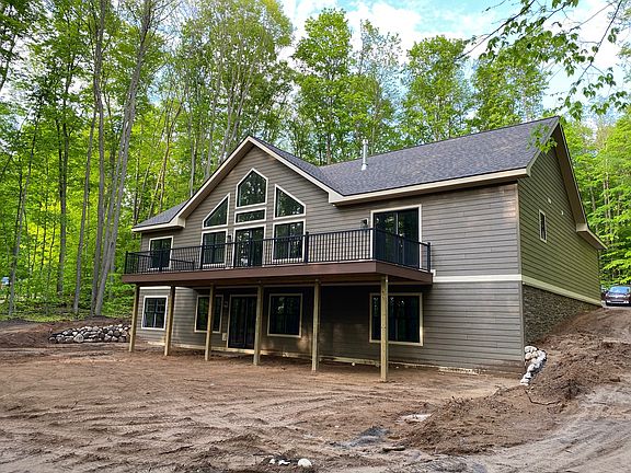 Looking southeast, after grading.