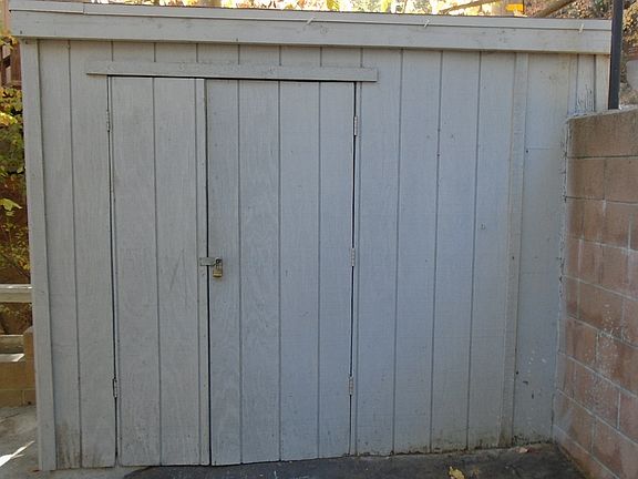 Outside Shed