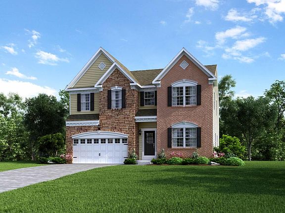 Elevation K Opt Brick and Stone Front