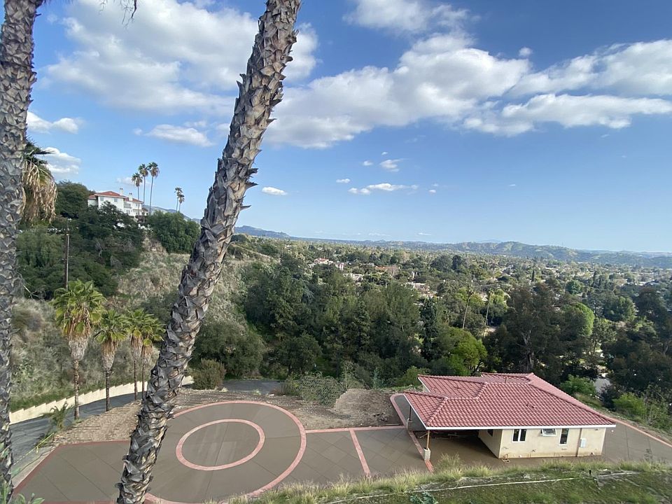 View of the house, the hill side and the eastern side of Glendora