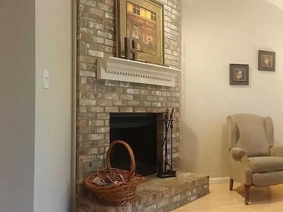 Lovely Brick Fireplace