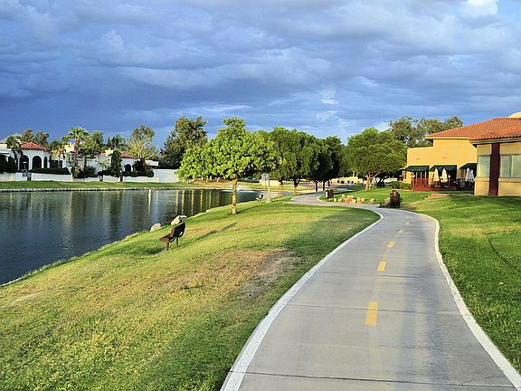 Beautiful Walking / Biking Path goes for miles and miles. Called the "Green Belt."