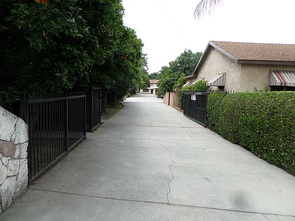 Entrance To Complex Gate Open