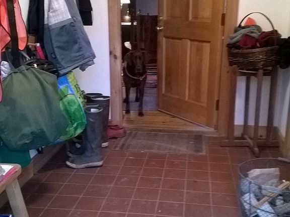 6'x9' Tiled Mudroom