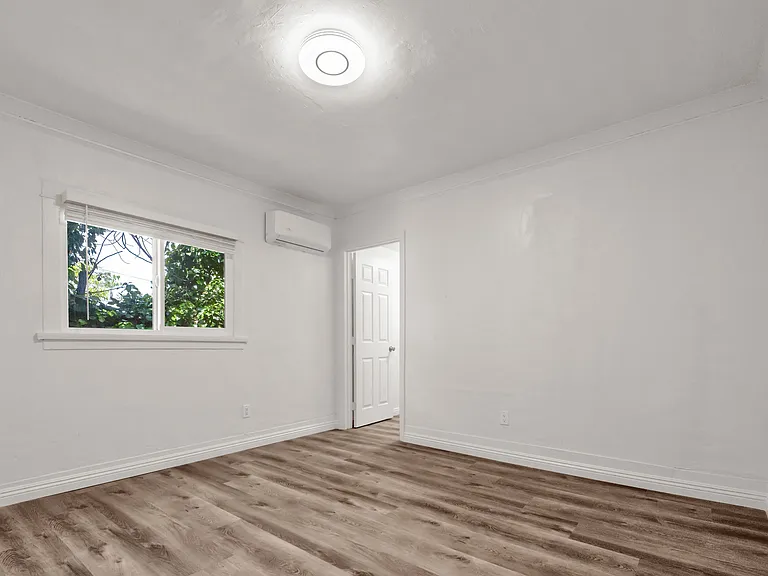 Master bedroom view from the entrance door