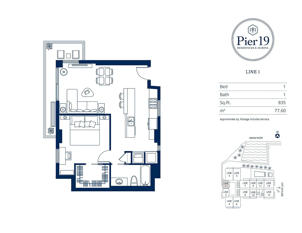 Floor plan LINE 1