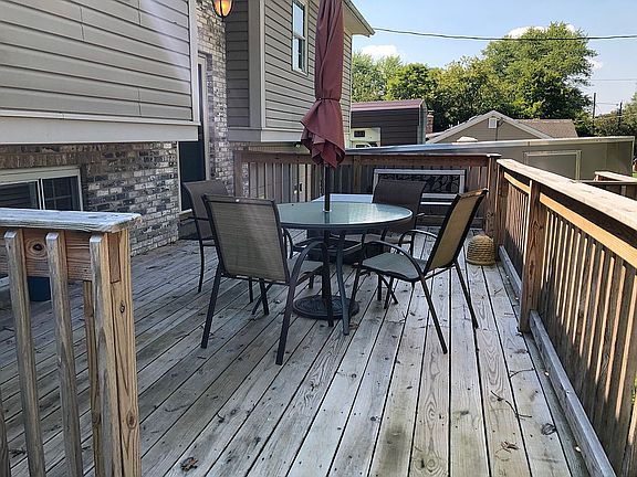 Large deck in front