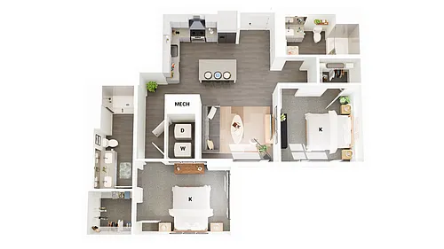 Floor plan B17