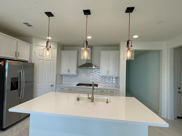 Kitchen shared with another resident.