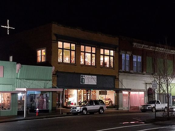 Night image of loft home
