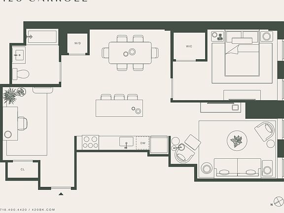 2nd image of 420 Carroll St #404