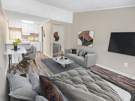 Enjoy a cozy and private studio space with easy access and flexible layout options to fit your lifestyle.
