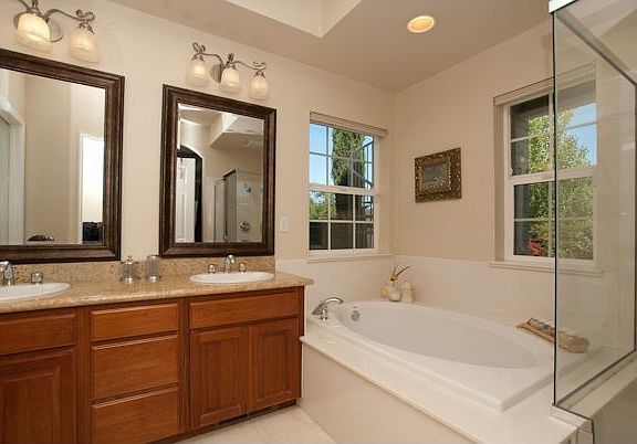 Master Bath with Tub and Shower