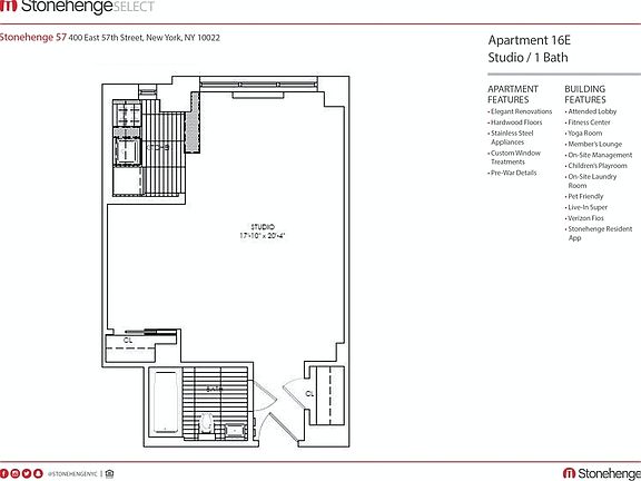 2nd image of 400 E 57th St APT 15E