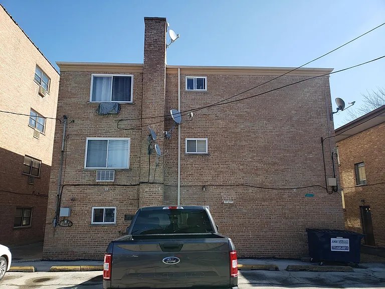 Rear of building