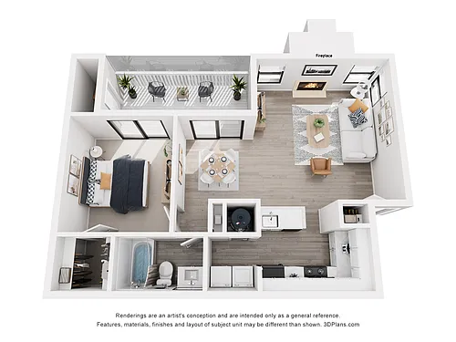 Floor plan Brandermier A1A