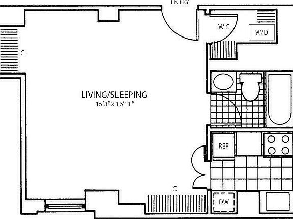 2nd image of 106 Central Park S APT 11J