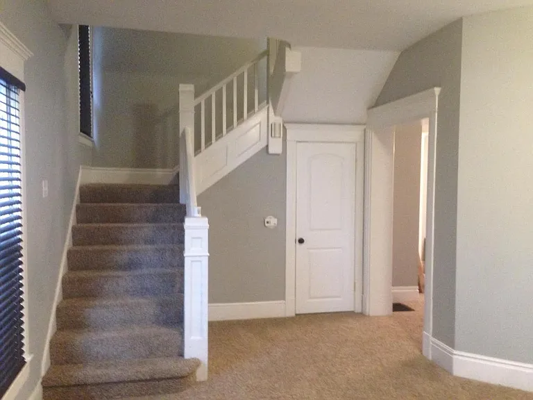 Living room and staircase
