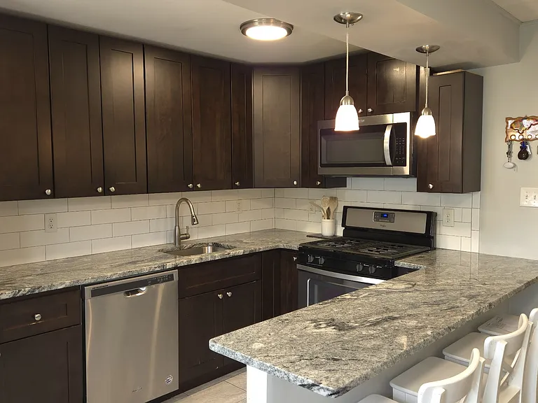 Updated Kitchen with Breakfast Bar