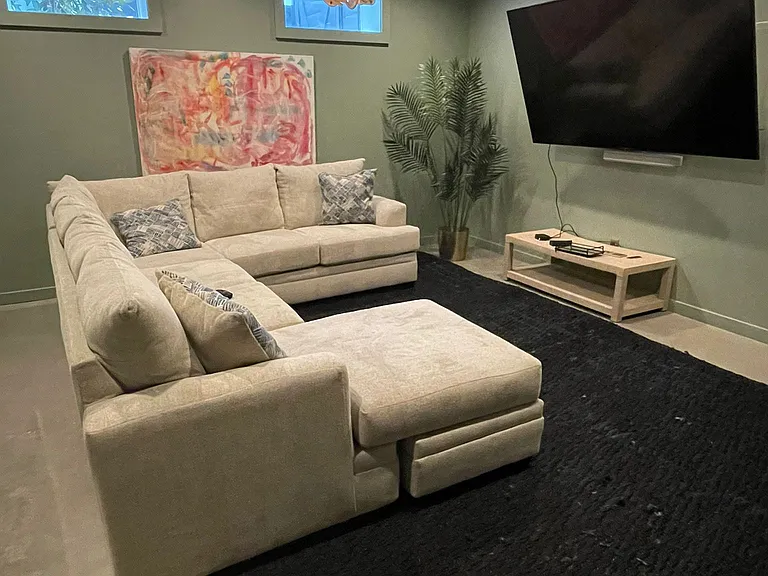 basement media room