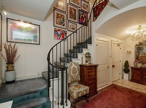 Gracious foyer with beautiful stair leading to the second floor