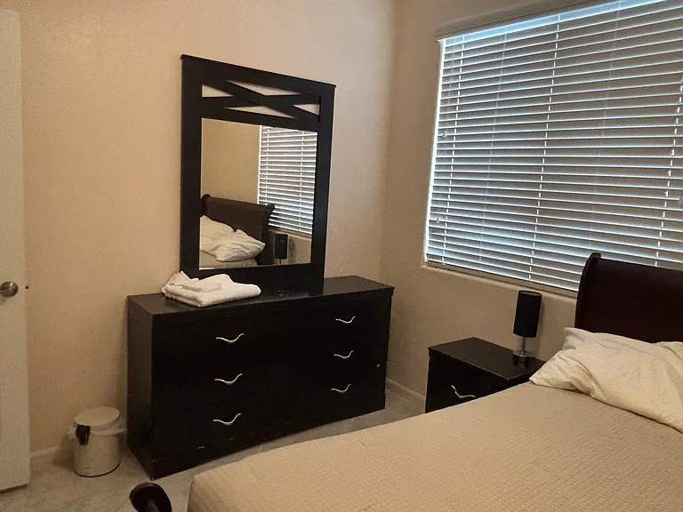 Bedroom #3
Full Bed and Dresser
Bedside Table