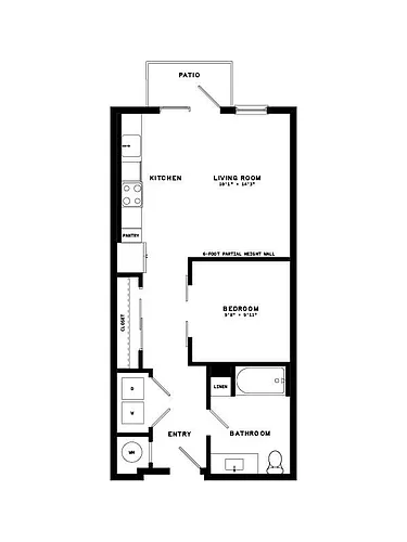 Floor plan U1A
