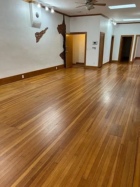 Living and view towards bedrooms and entry door