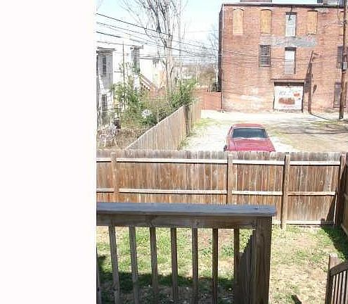 backyard and off-street parking