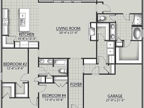Collinswood II H - Open Floor Plan