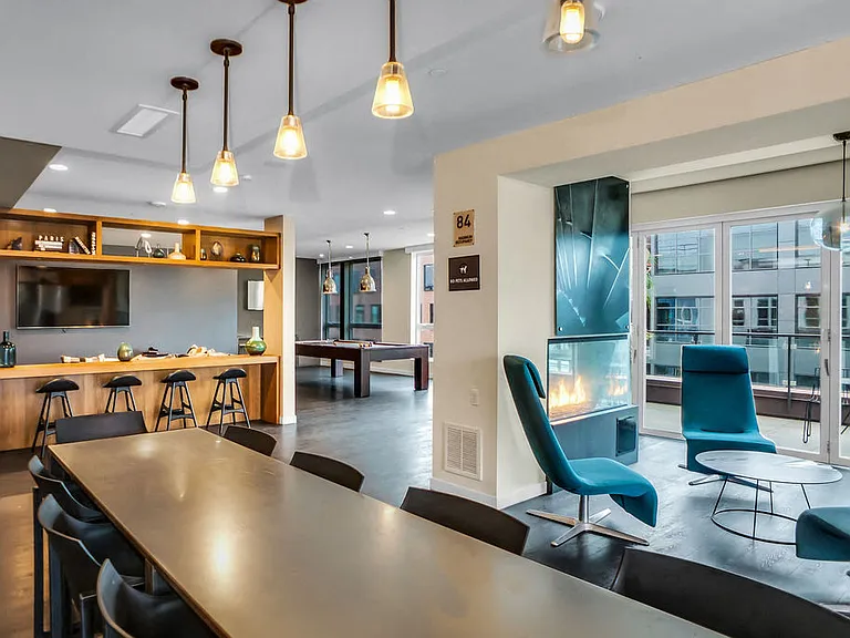 Community Clubhouse at AV8 Apartments in San Diego, CA