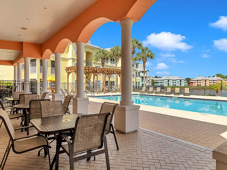 Pool with Covered Patio & Seating
