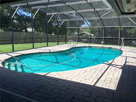 Gas heated pool