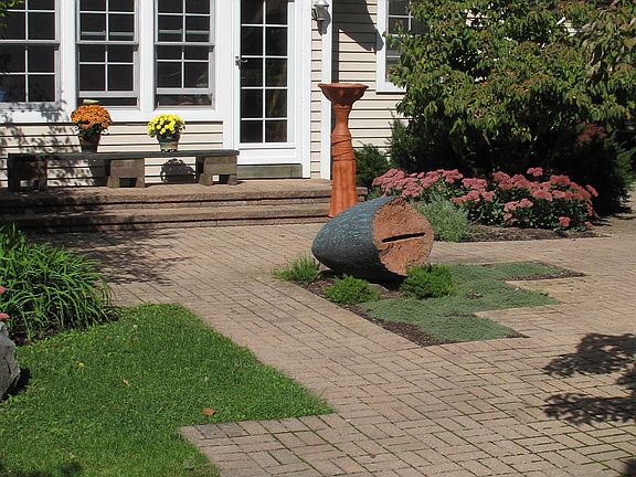 walkway from studio to house