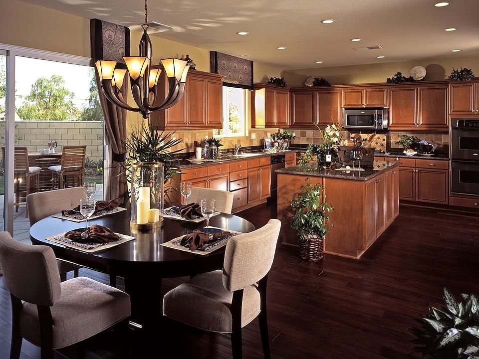 kitchen/nook of model home