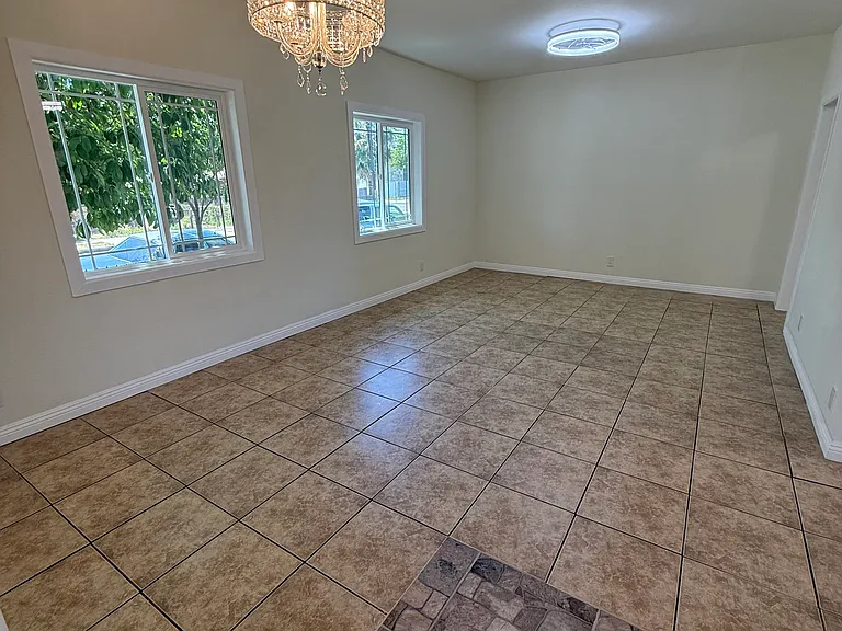 Dining and living room area