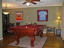 Living room with hardwood floors.