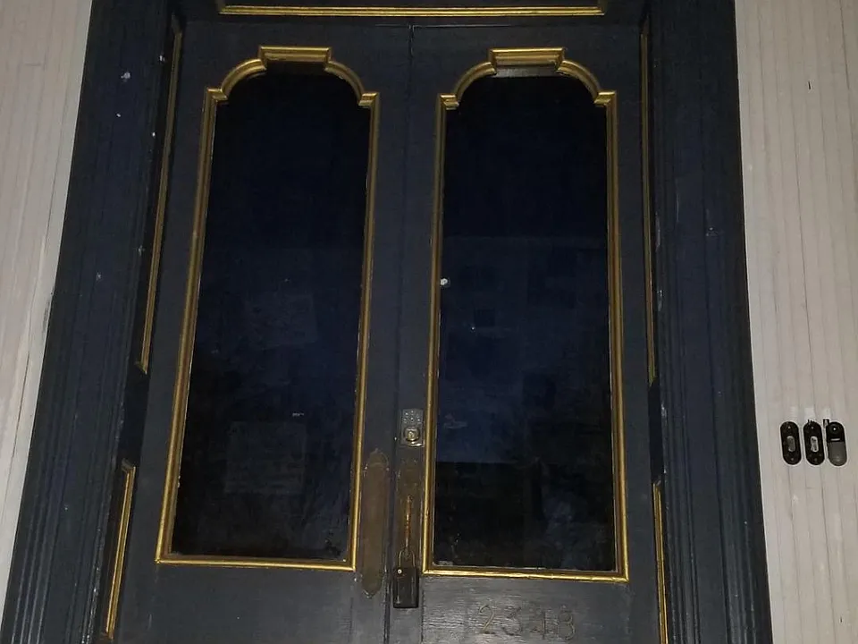 Enter through majestic 200 year old doors,, All entry is keyless.