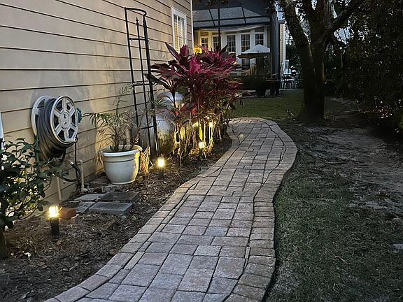 Driveway to door walkway
