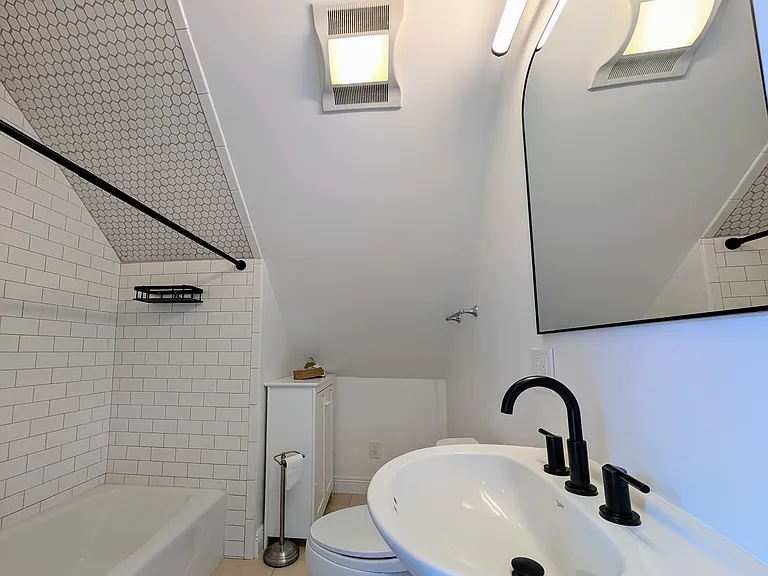 Bathroom with new fixtures