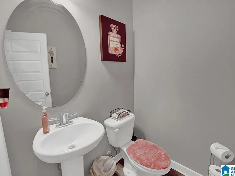 Half bathroom downstairs
