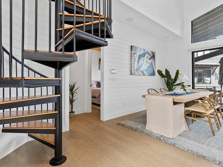 Beautiful spiral staircase