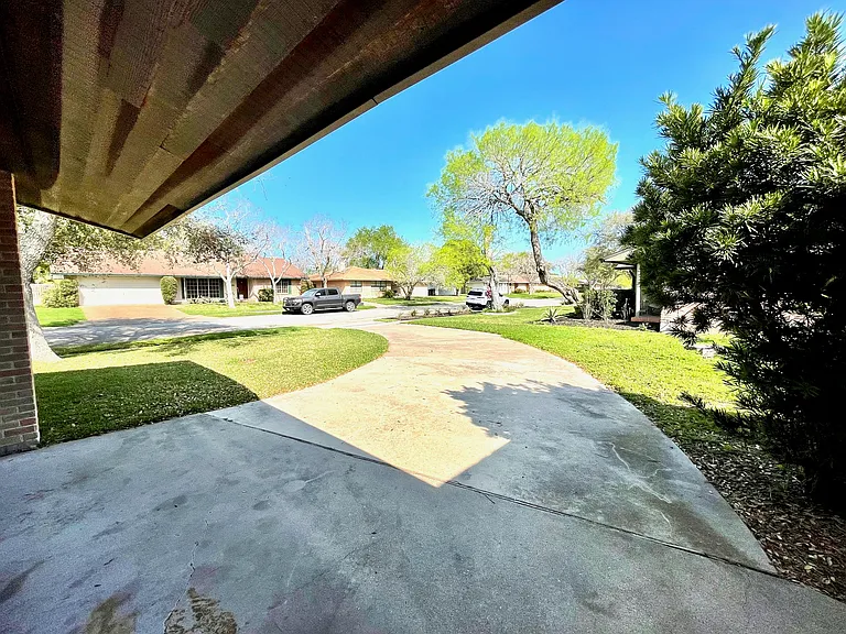 View from the front step