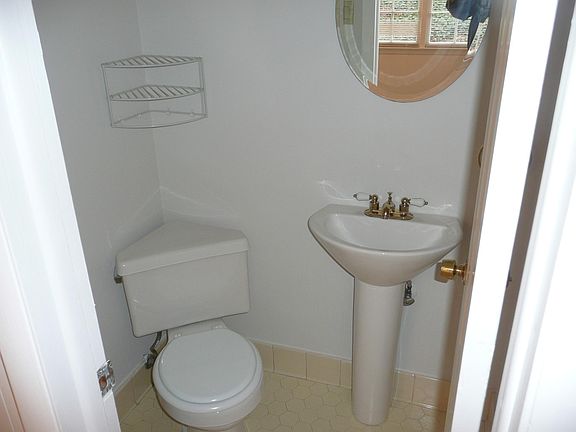 Half bath off kitchen