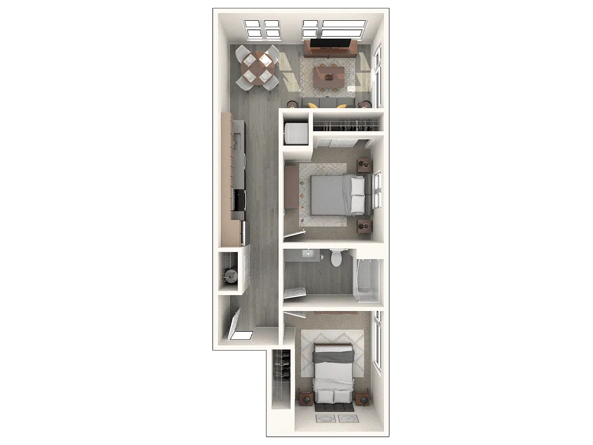 Floor plan 2X1 B